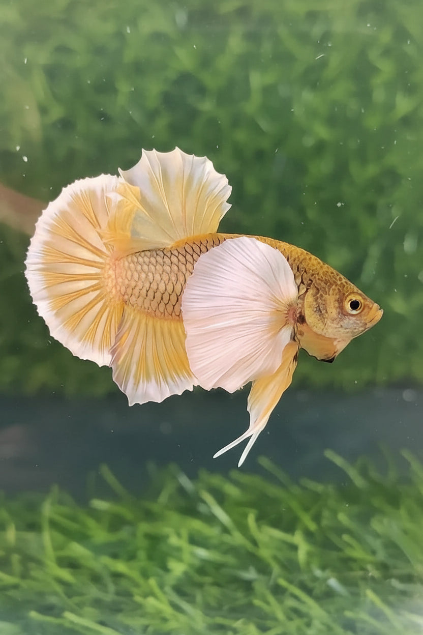 Golden Dumbo hmpk Betta (Premium Quality AAA Grade Pair)