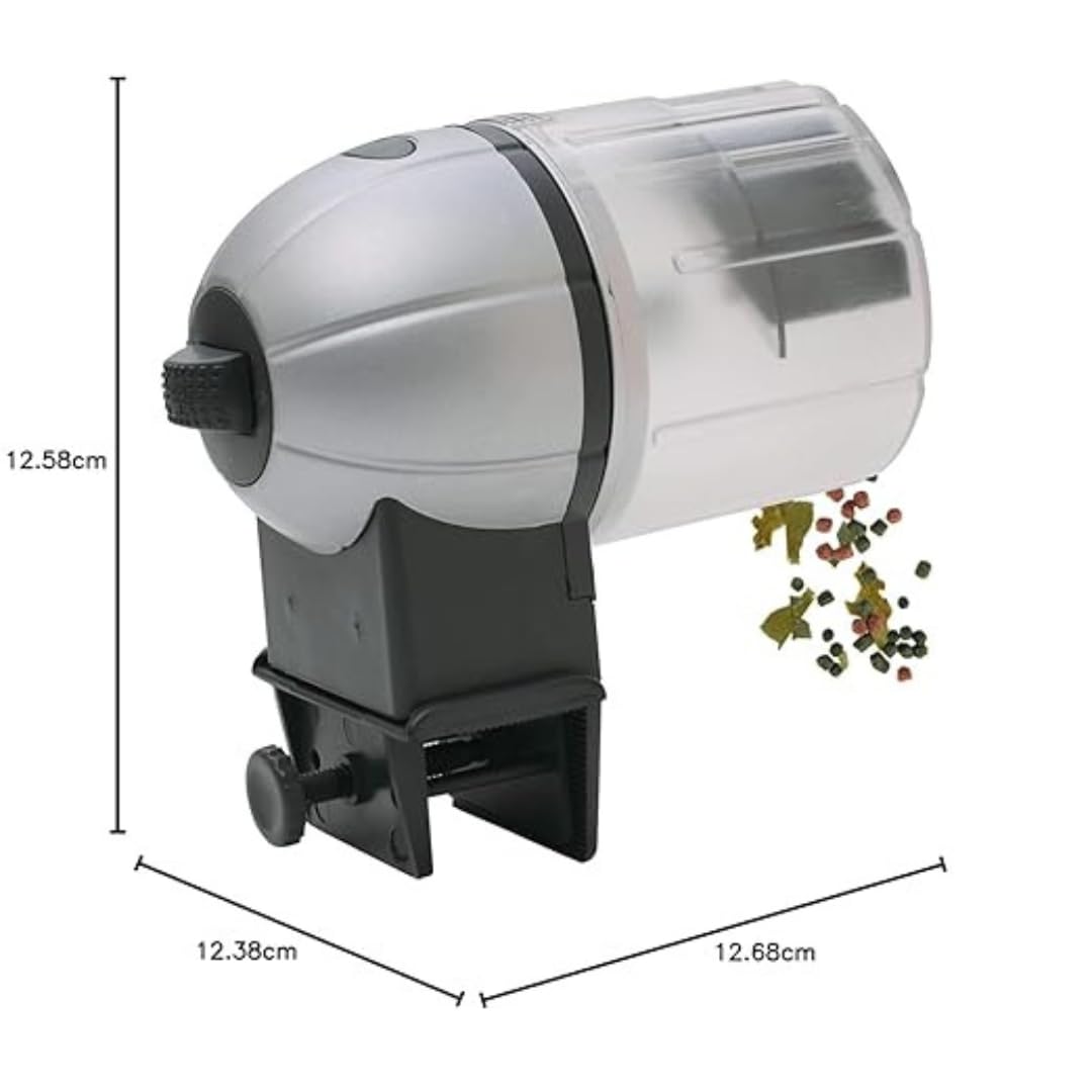 Dophin AF007 Auto Feeder for Aquarium Fish Tank | Auto Food Dispenser | Suitable for Pellets, Flakes or Freeze Dried Treats