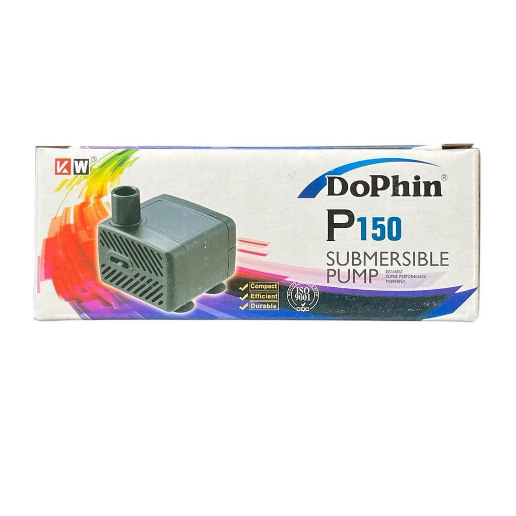 Dophin P150 Submersible Small Pump for Aquarium Fish Tank Fountain | Compact, Reliable and Durable | Output: 250/250L/H | Suitable for Tank Size 40L