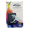 Dophin FC-604 Internal Filter Box for Aquarium Fish Tank | Suitable for Both Fresh and Marine Water | Output: 380L/H | Suitable for Tank Size 75L