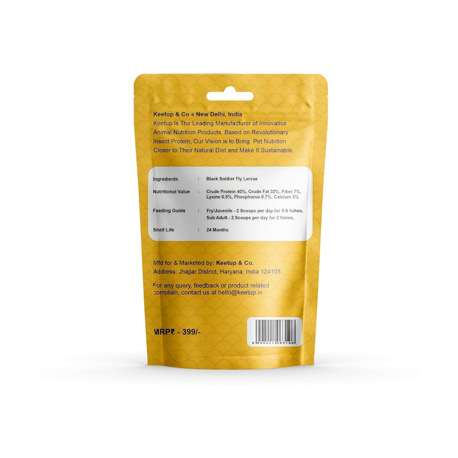 KEETUP Bloom Bites (20 Gram) for Baby Fish | Premium Fish Food Flakes | High Protein, Nutrient Rich for Freshwater & Tropical Aquariums (Pack of 2)