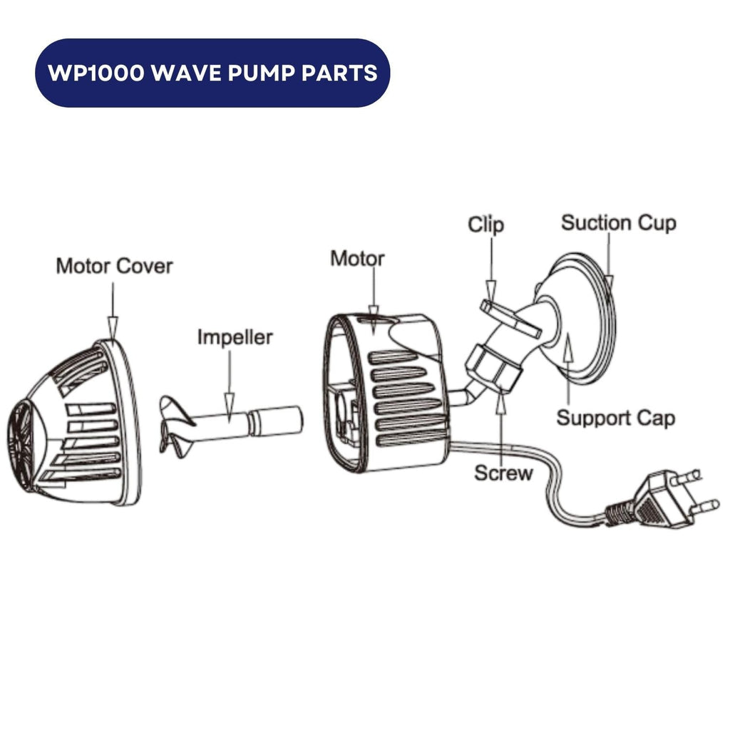 DOPH029 Dophin WP1000 Wave Pump for Aquarium Fish Tank