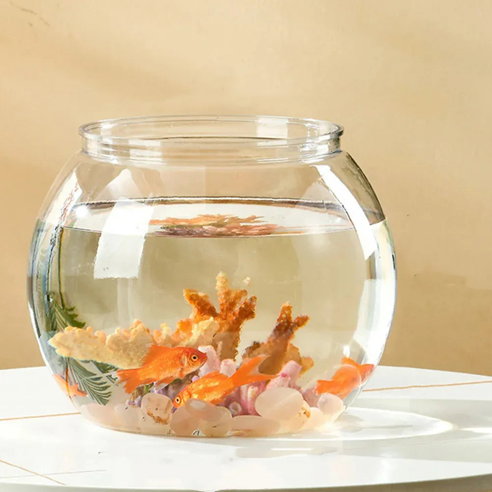 4" Acrylic fish Bowl with Ring
