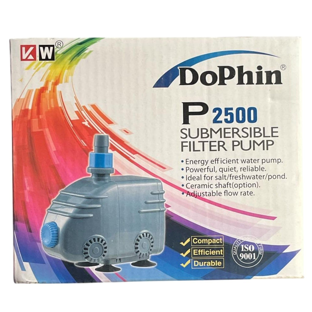 Dophin P2500 Submersible Filter Pump for Aquarium Fish Tank | Energy Efficient | Ideal for Marine/Fresh Water Fish Tank