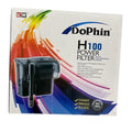 Dophin H100 Hanging Power Filter for Aquarium Fish Tank | Mechanical and Biological Filtration in One System | Output: 350/350L/H | Suitable for Tank...