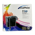 Dophin H500 Hanging Power Filter for Aquarium Fish Tank | Mechanical and Biological Filtration in One System | Output: 580/580L/H | Suitable for Tank Size 150L