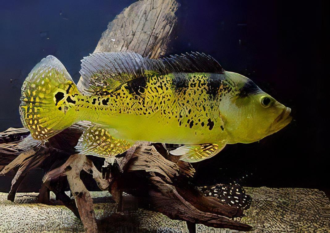 Peacock bass golden kelberi