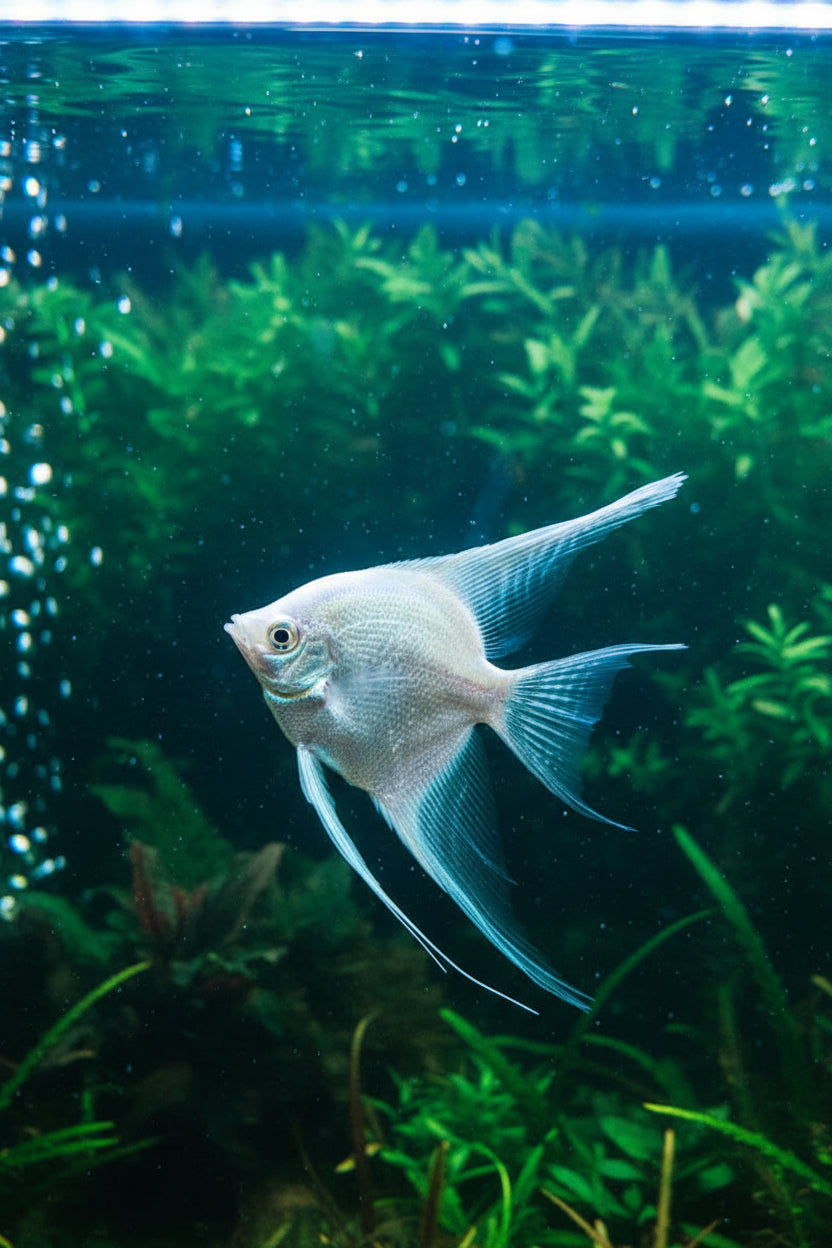 Platinum White Veiltail
