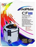 DOPHIN CF-600 Canister Filter for Aquarium Fish Tank | Watt 20W | Max Output 650 L/H | Suitable for 70L Fresh/Marine Aquarium