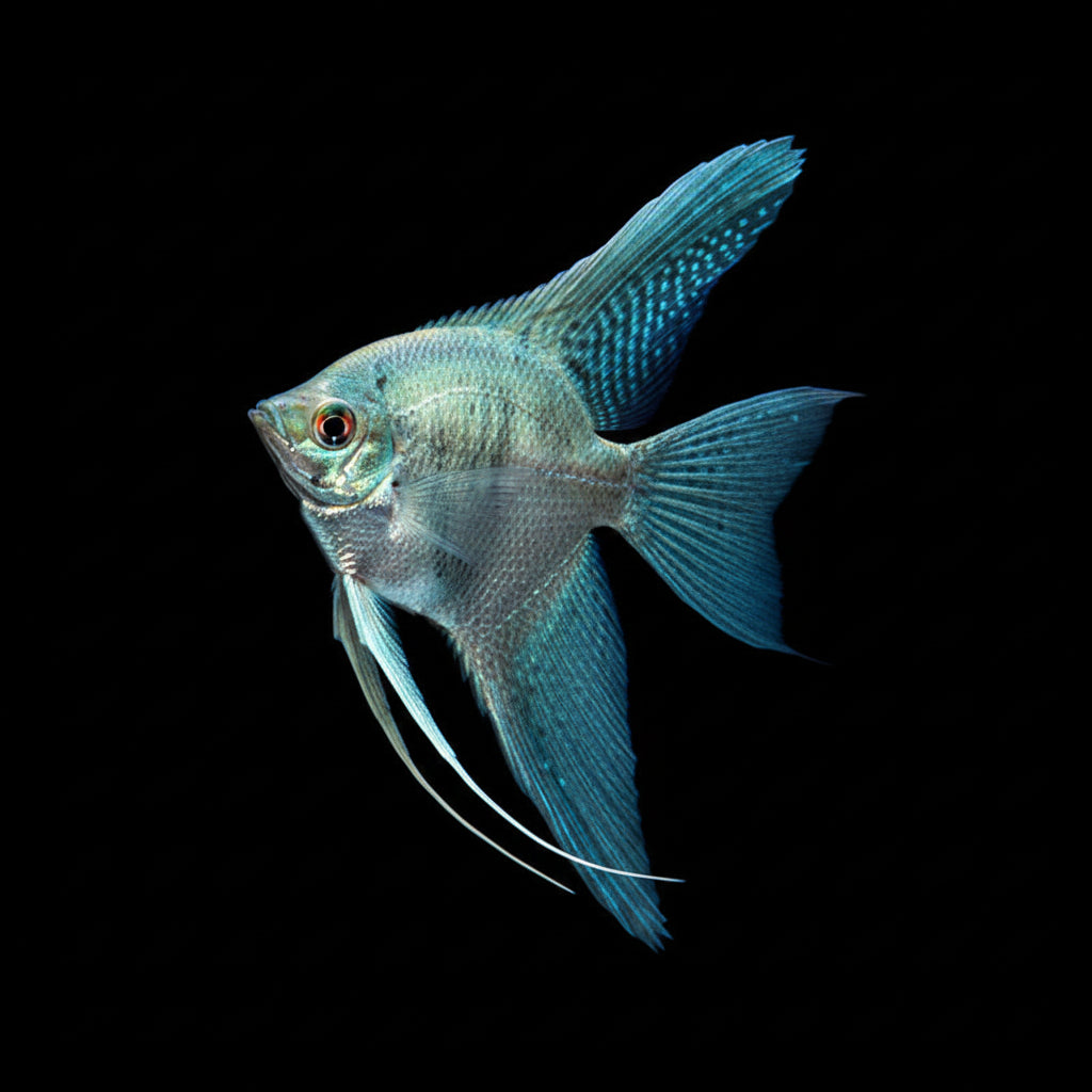 Smokey Blue Paraiba Angelfish (Pterophyllum scalare)