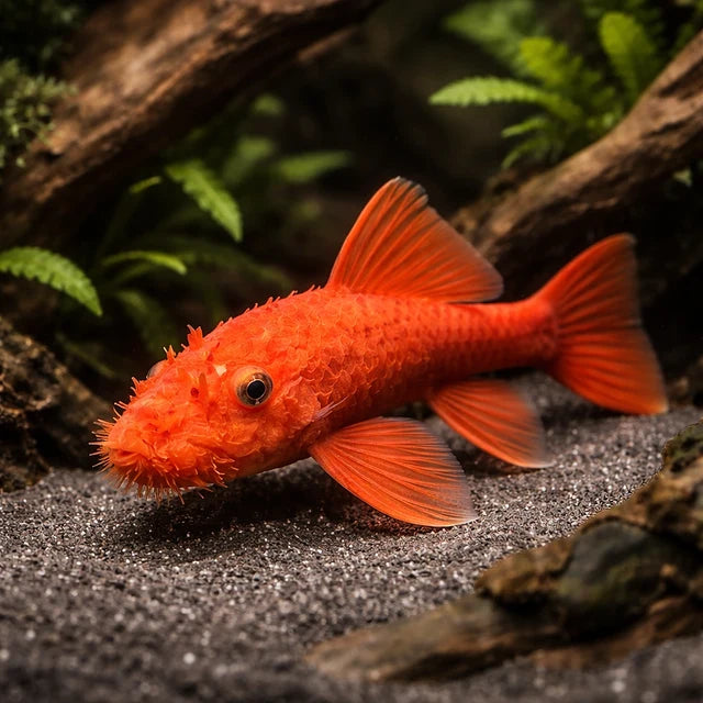 Super Red Bristle nose Pleco 1.5 INCH